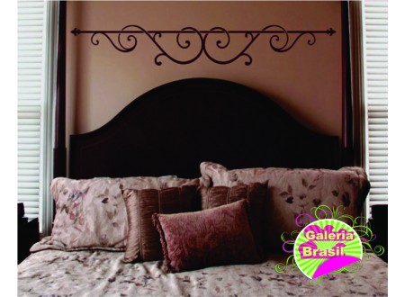 ADESIVO CABECEIRA ESTILIZADA 